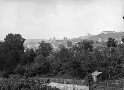 Panoramatische Stadtansicht Ellwangen