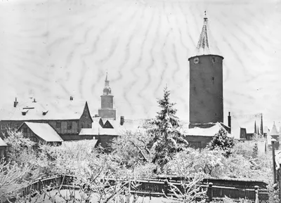 Diebsturm und Rathausturm Crailsheim 